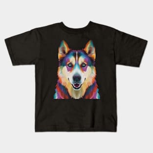 Siberian Husky Kids T-Shirt